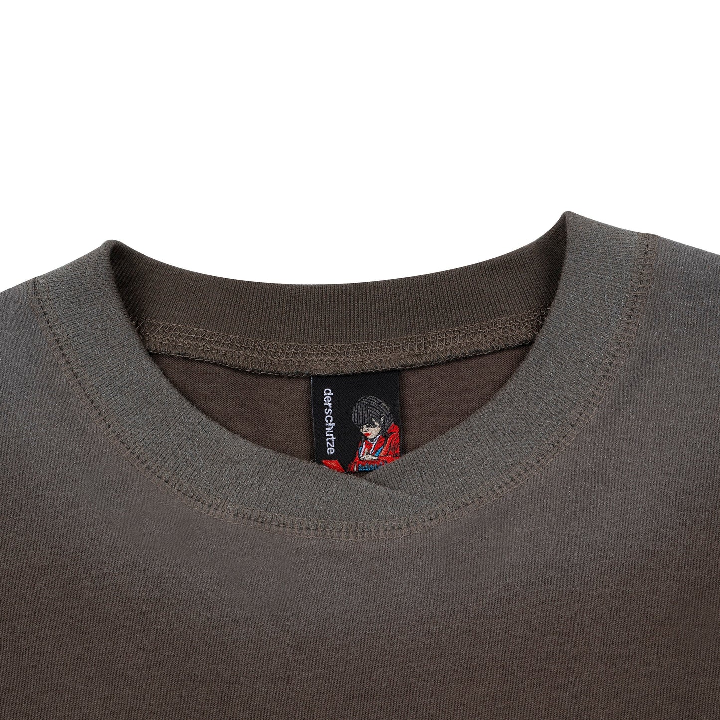 "olympia" T shirt off anthracite