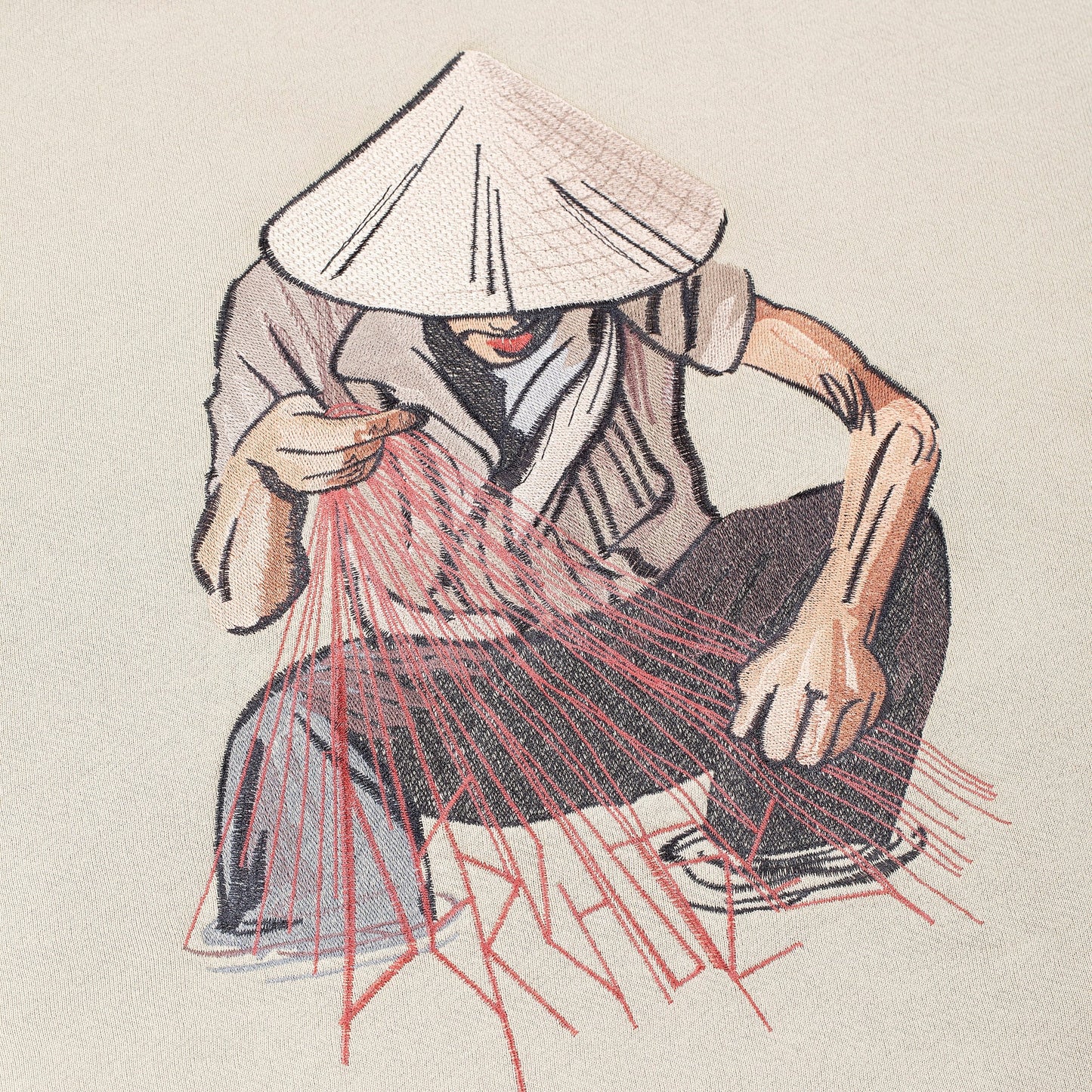 "lotus" Hoodie sage green