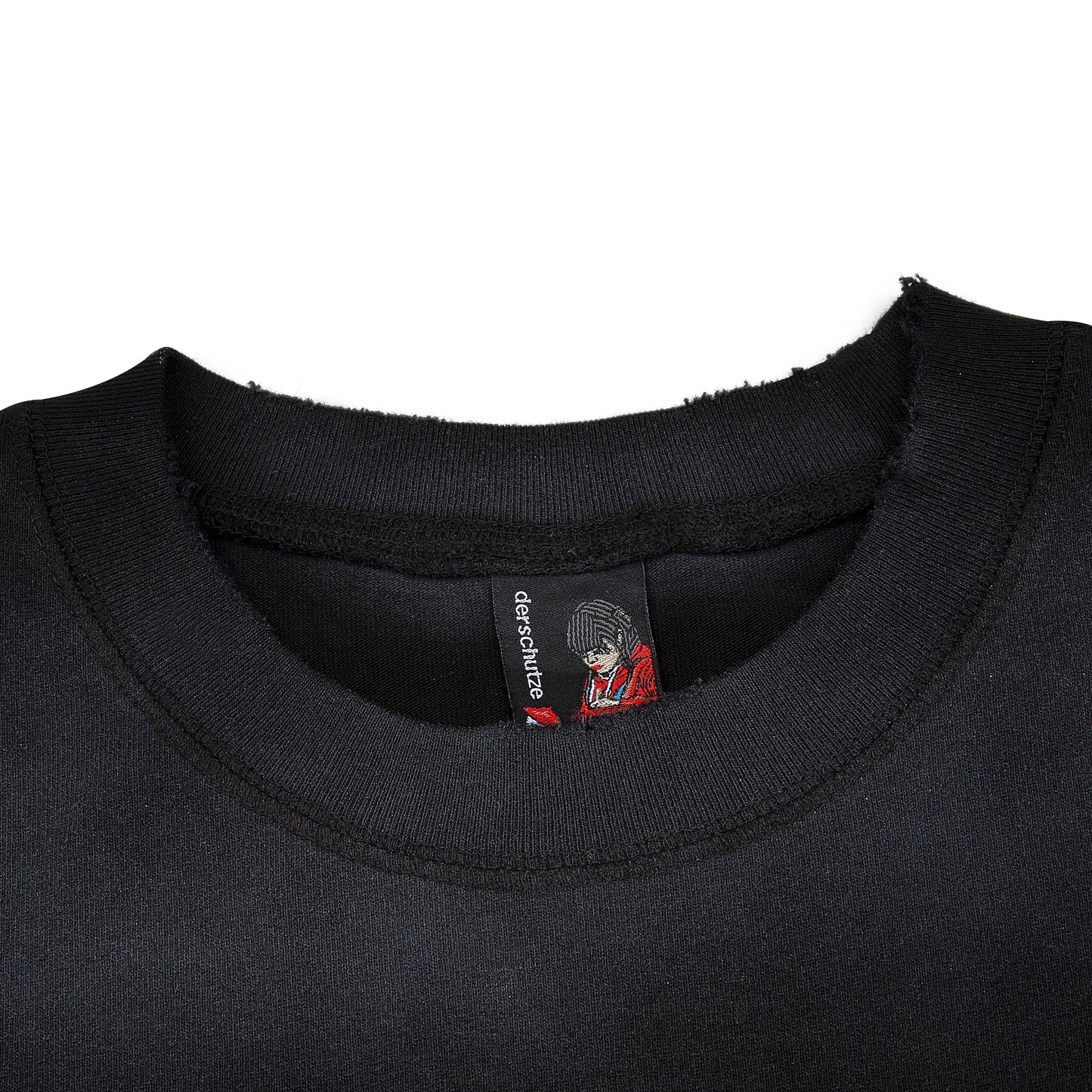 "sashiko" T Shirt black