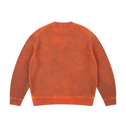"super kid" heat reactive knit orange