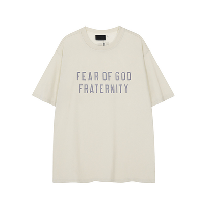 FW24 FRATERNITY T-Shirt / Shorts / Set - Milky White