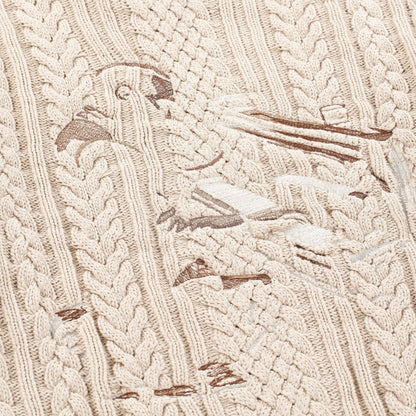 "Jazz" cable knit beige