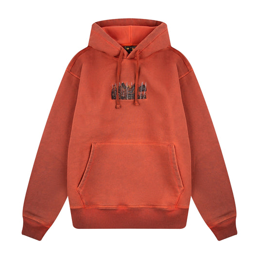 "super kid" Hoodie orange
