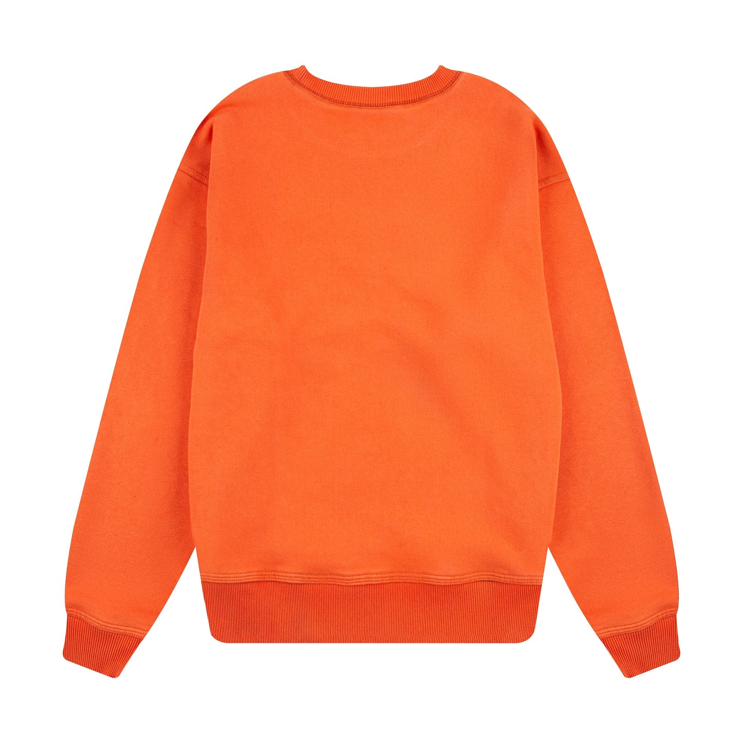 "super kid" crewneck orange