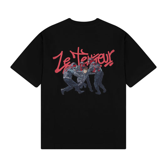 "riot" T-Shirt black 02