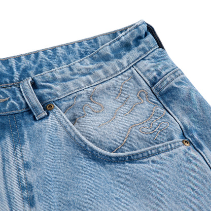 "yasmin v3" Jorts blue