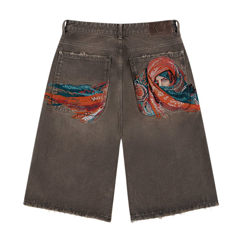 "yasmin v3" Jorts light brown