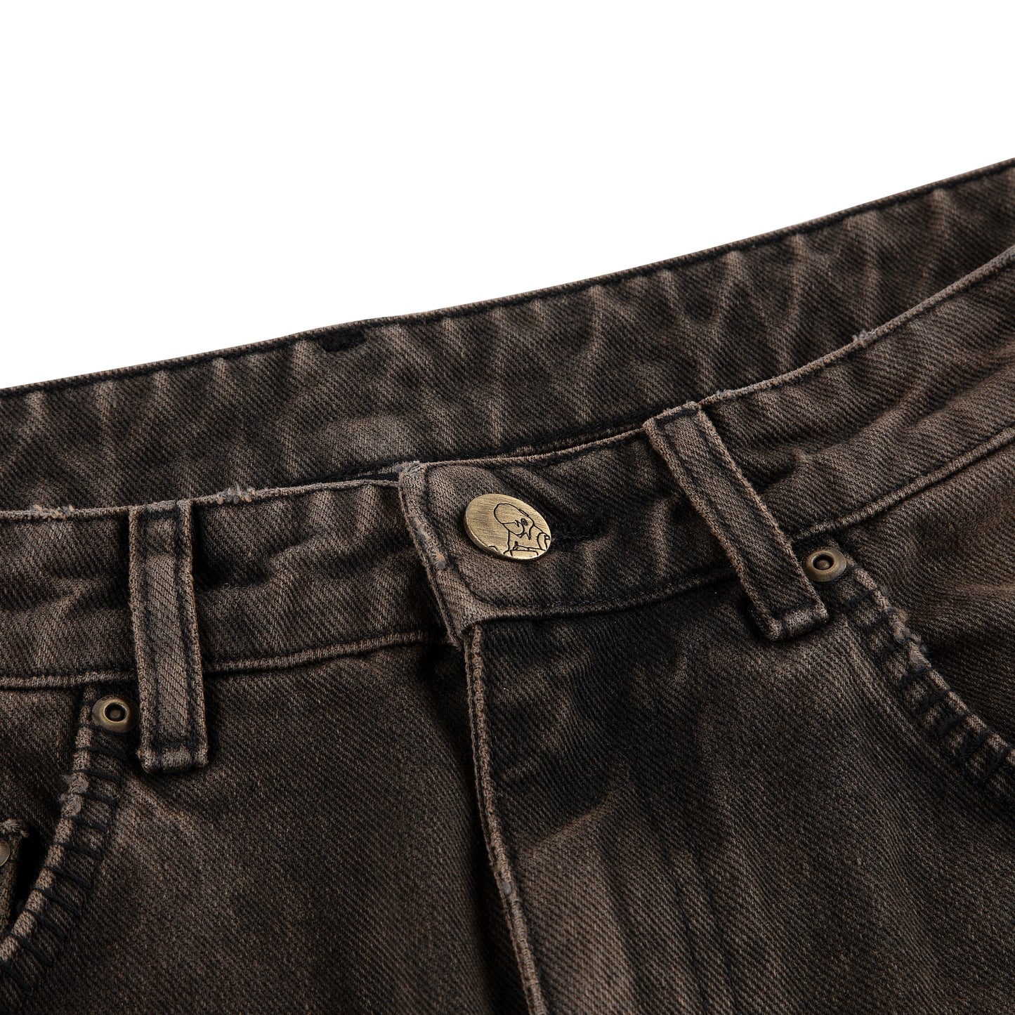 "yasmin v3" Jorts brown updated fit