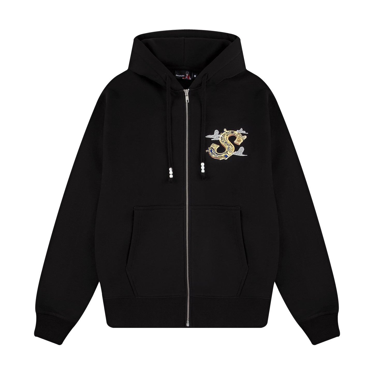 "awakening" Zip Up black