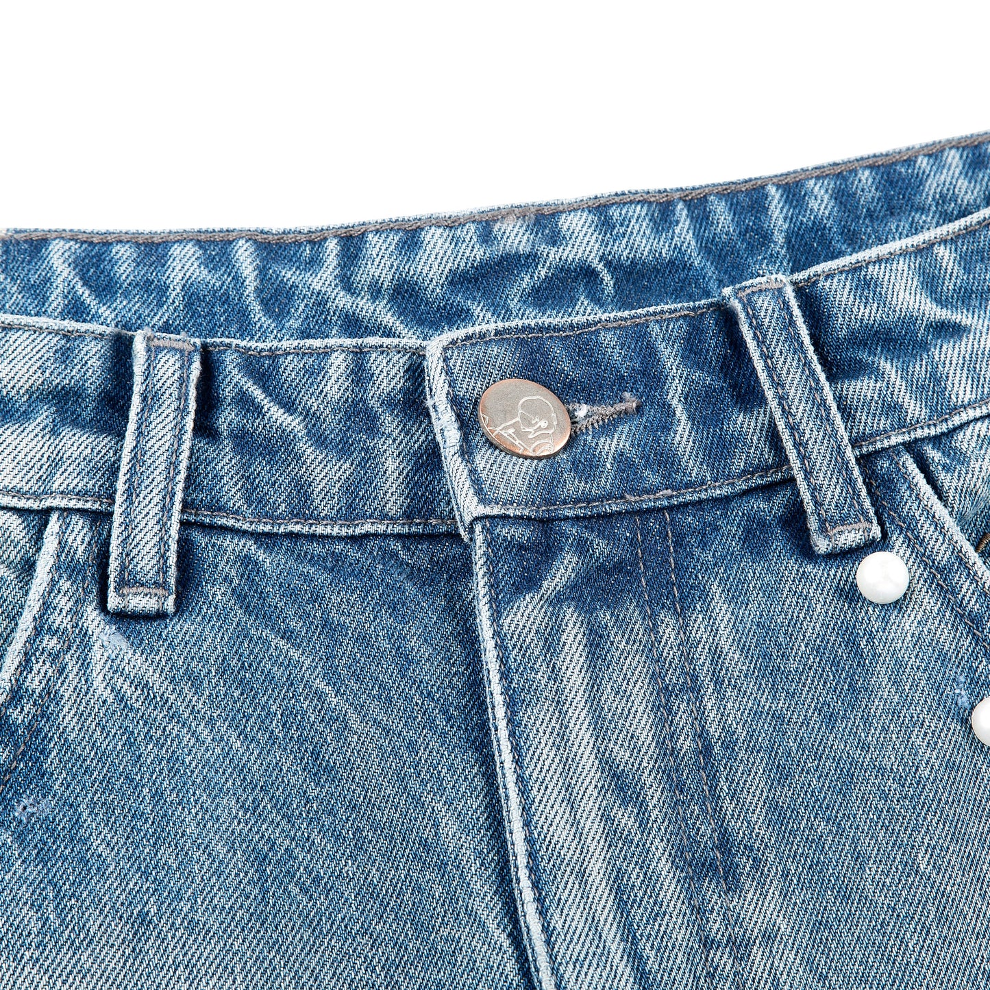 "awakening" Jorts blue