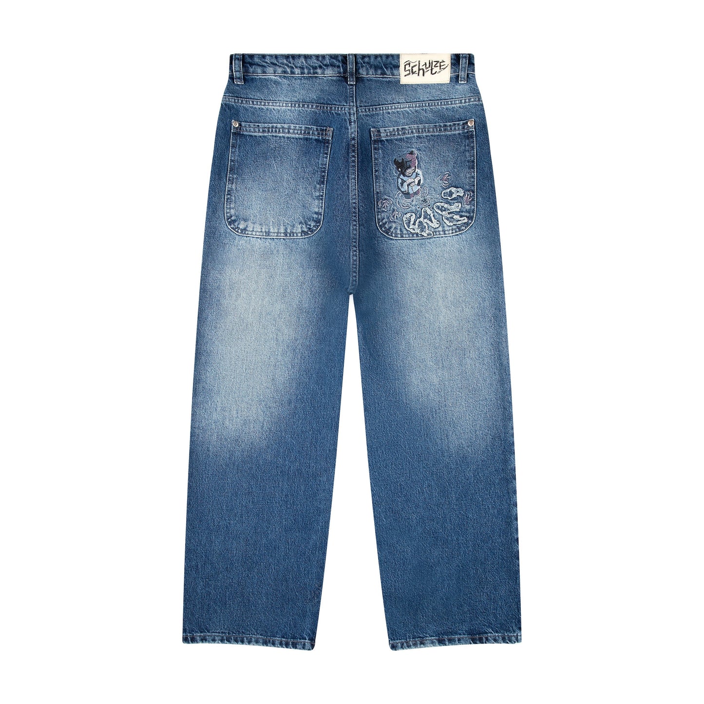 "koi fish v2" denim blue