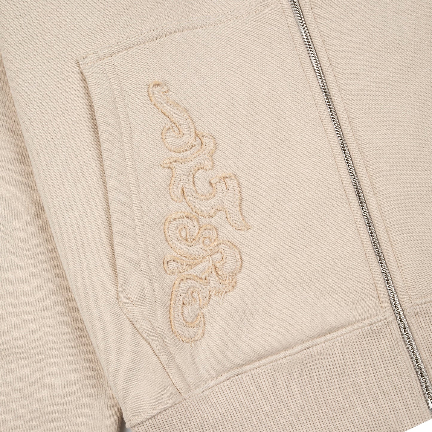 "western" Zip Up beige
