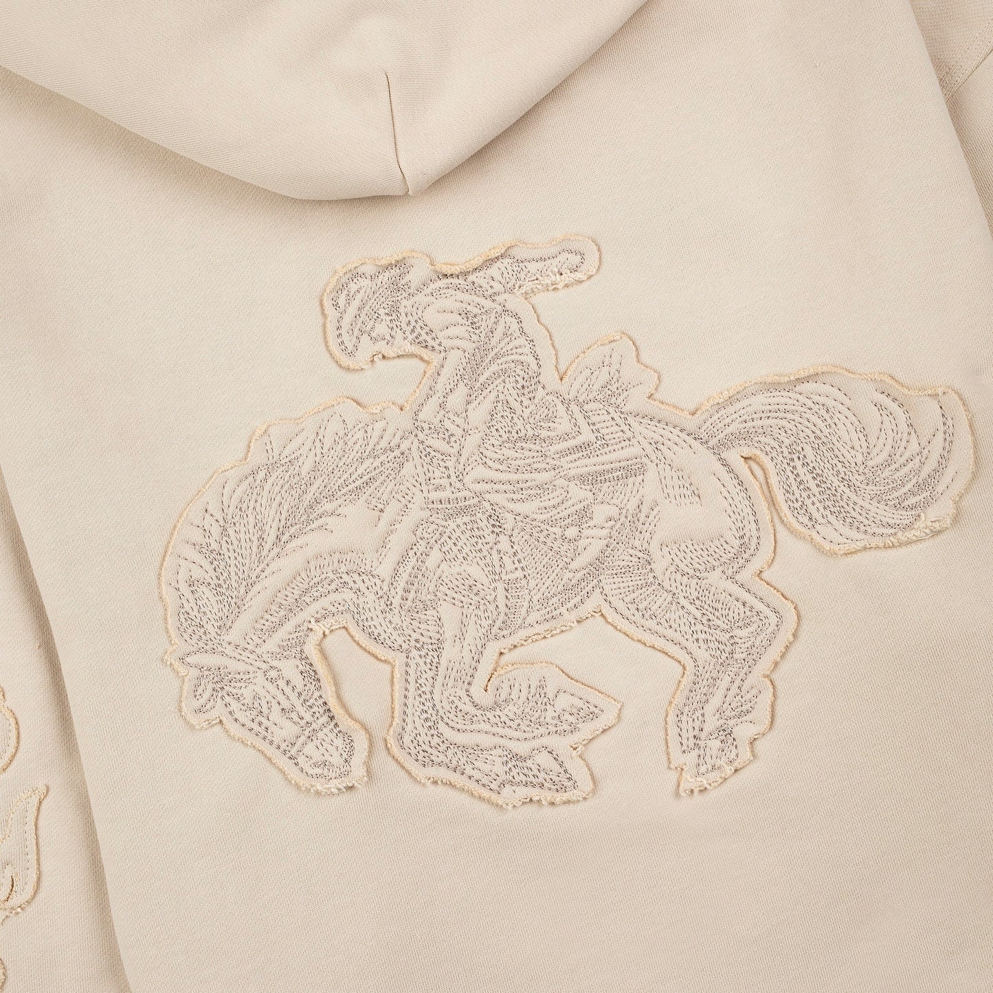 "western" Zip Up beige