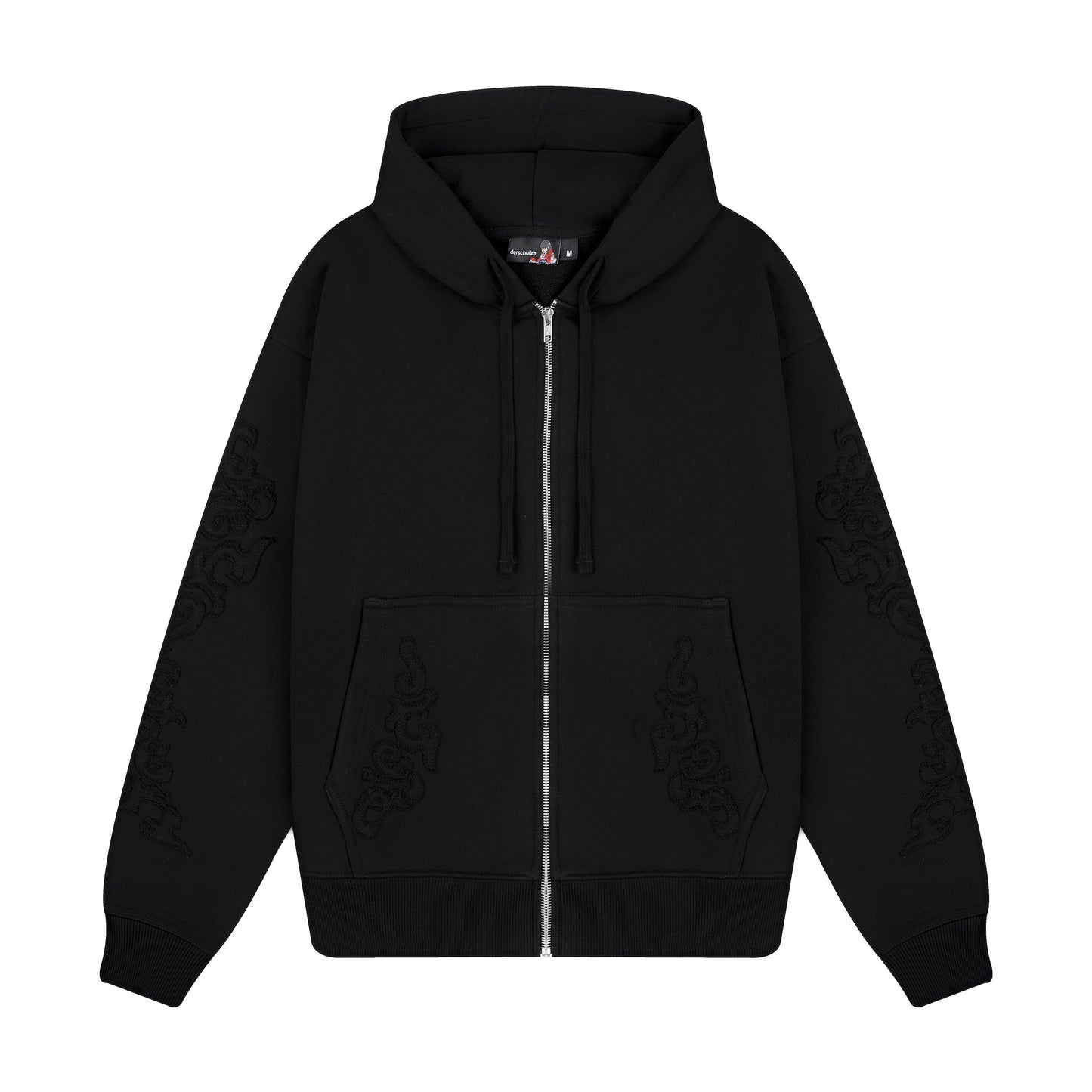 "western" Zip Up black