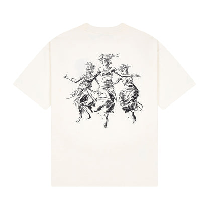 "mosaic" T Shirt off white