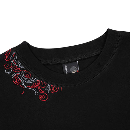 "mosaic" T Shirt black 01