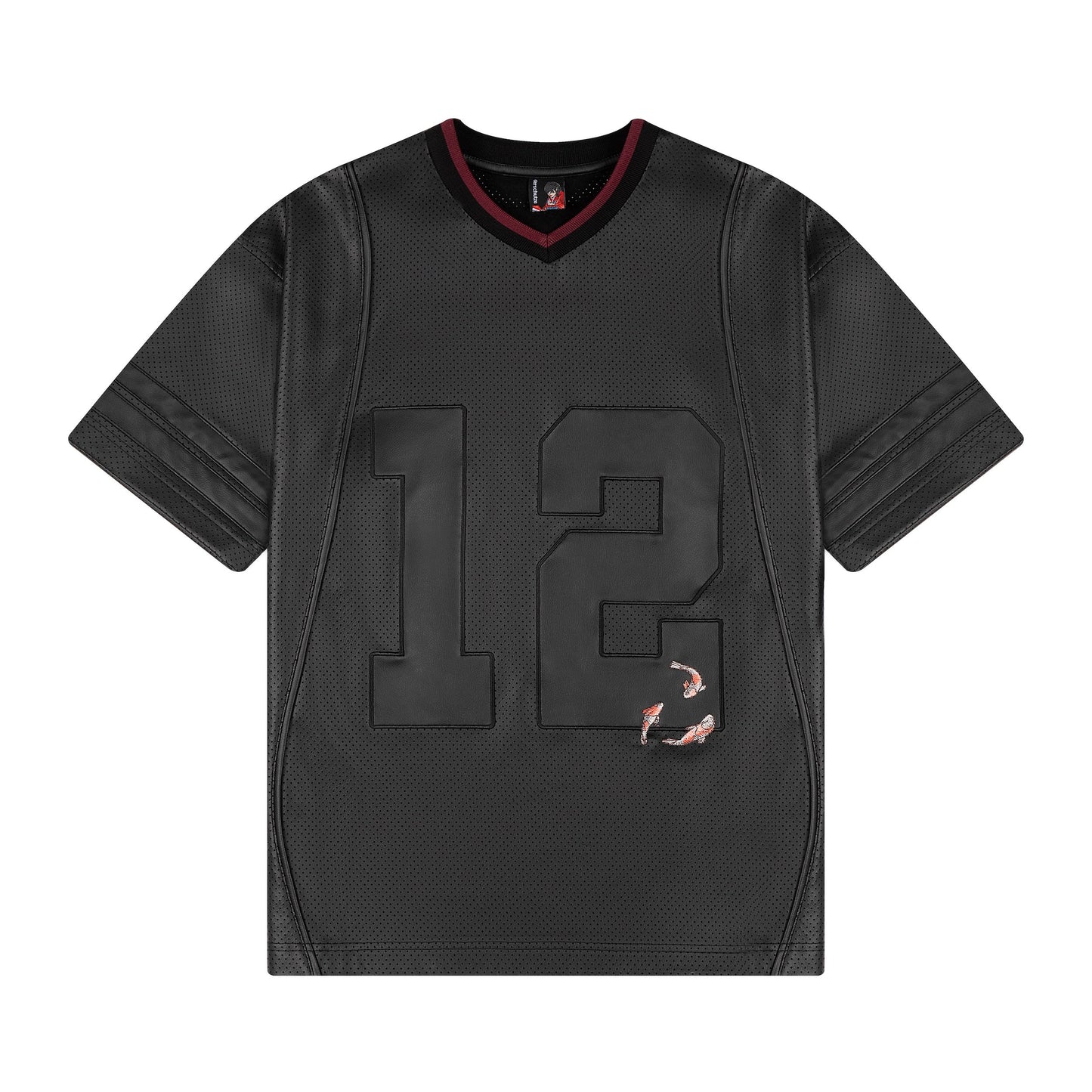 "koi fish v2" leather jersey