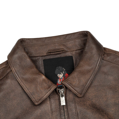 "jazz v2" leather jacket