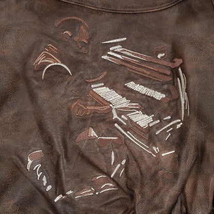 "jazz v2" leather jacket