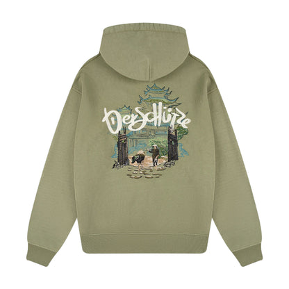 "lotus" Zip Up green