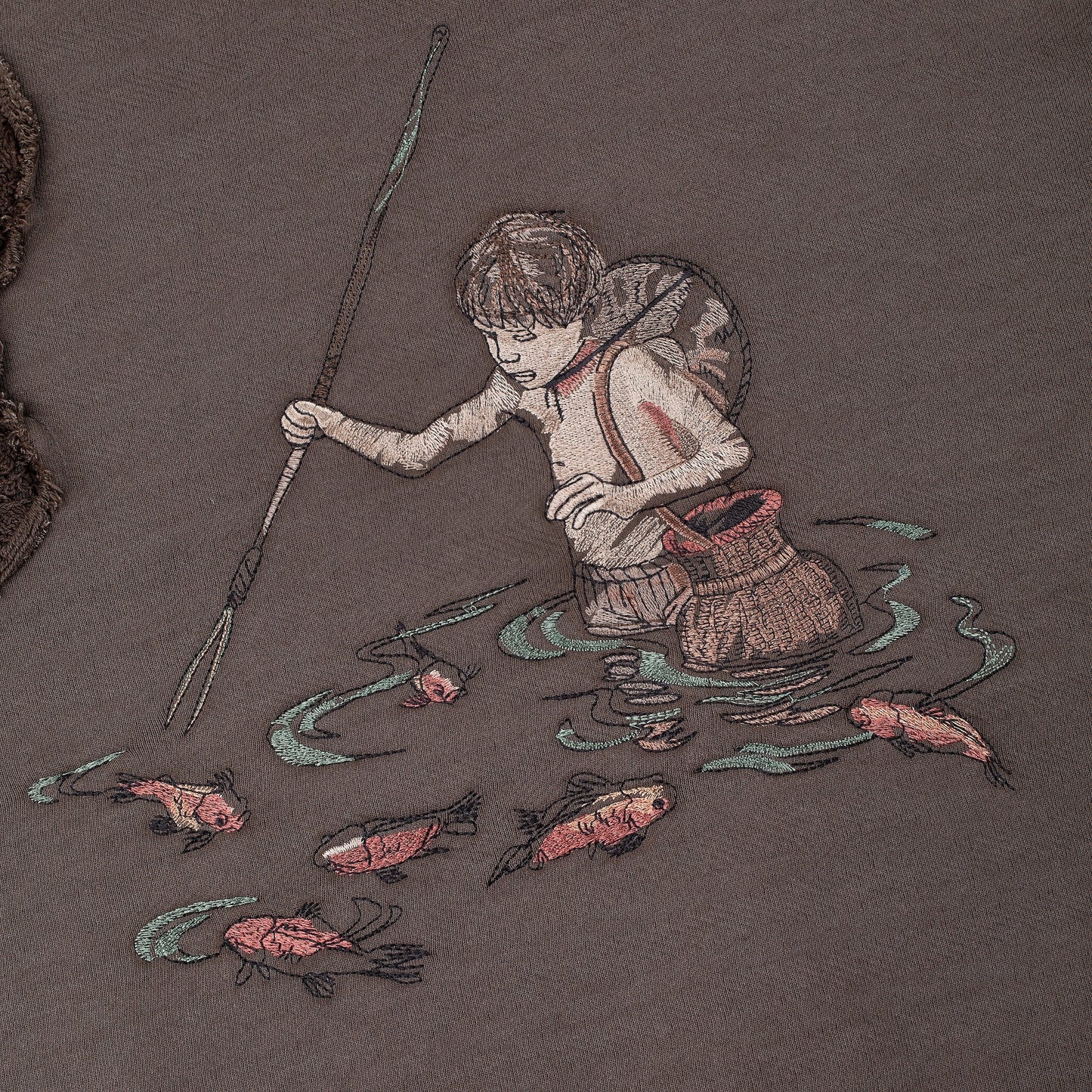 "lotus" Hoodie brown