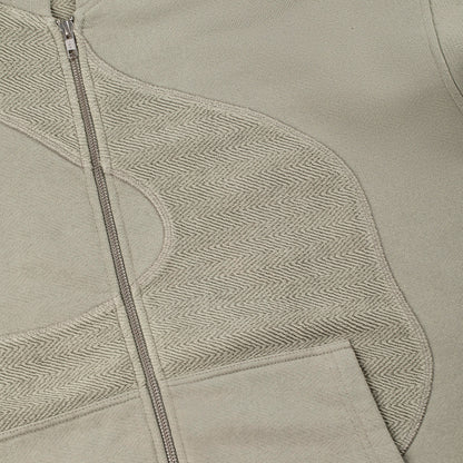 "lotus" Zip Up khaki