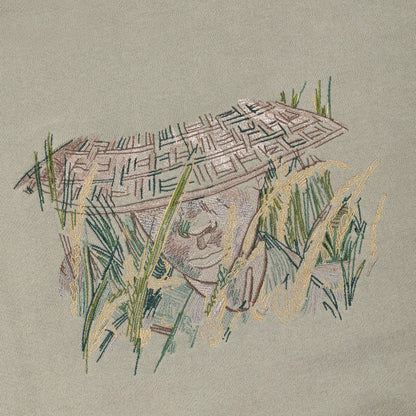 "lotus" Zip Up khaki