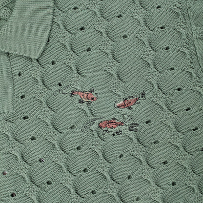"lotus" longsleeve knit green