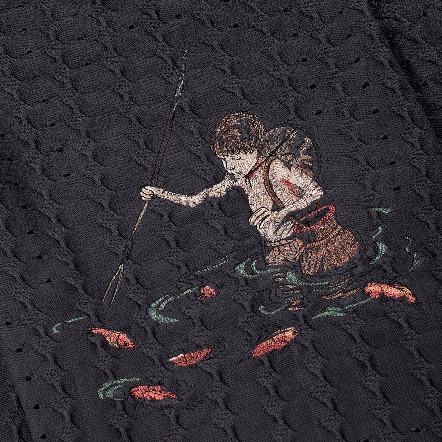 "lotus" longsleeve knit anthracite