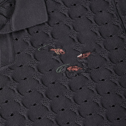 "lotus" longsleeve knit anthracite