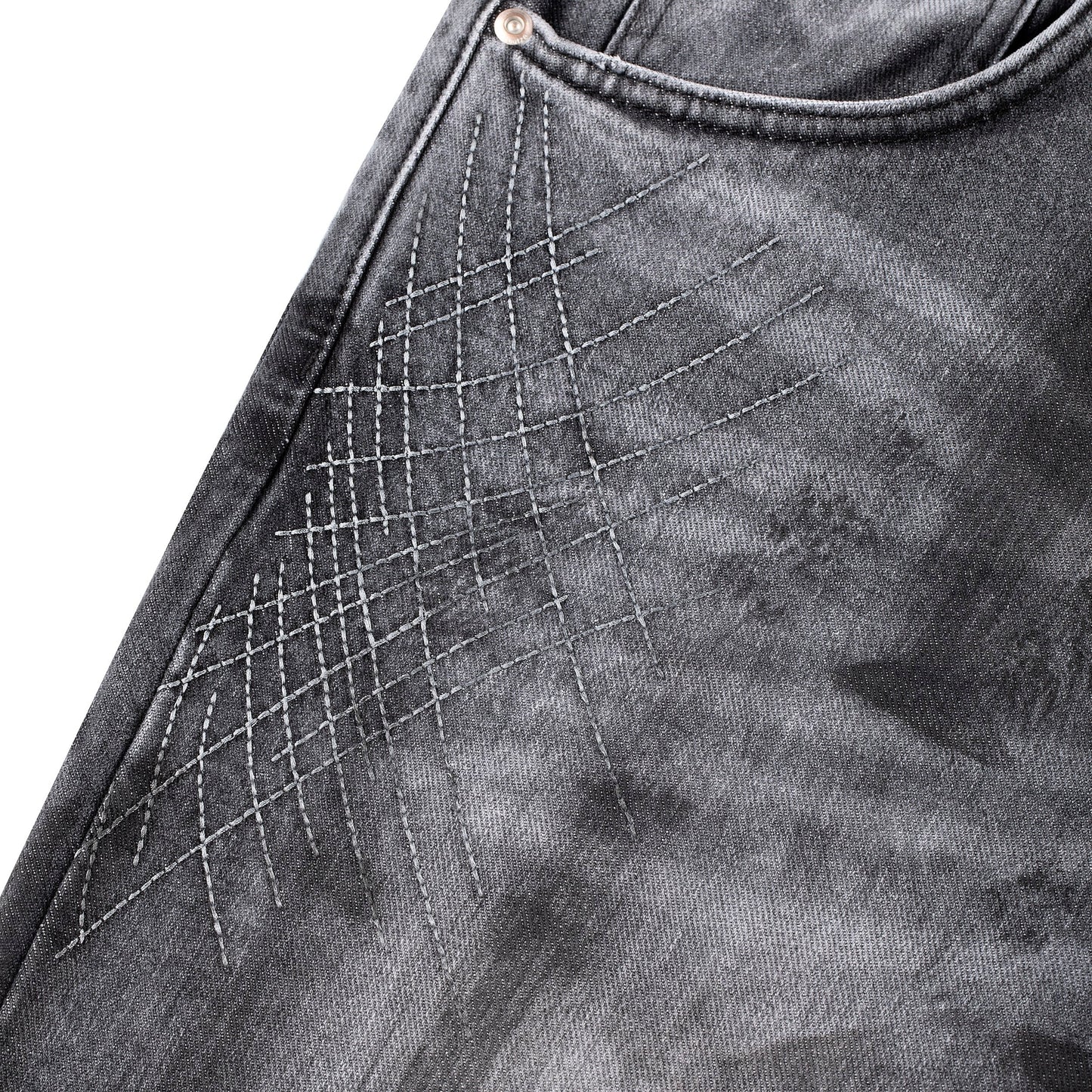 "sashiko v2" denim grey