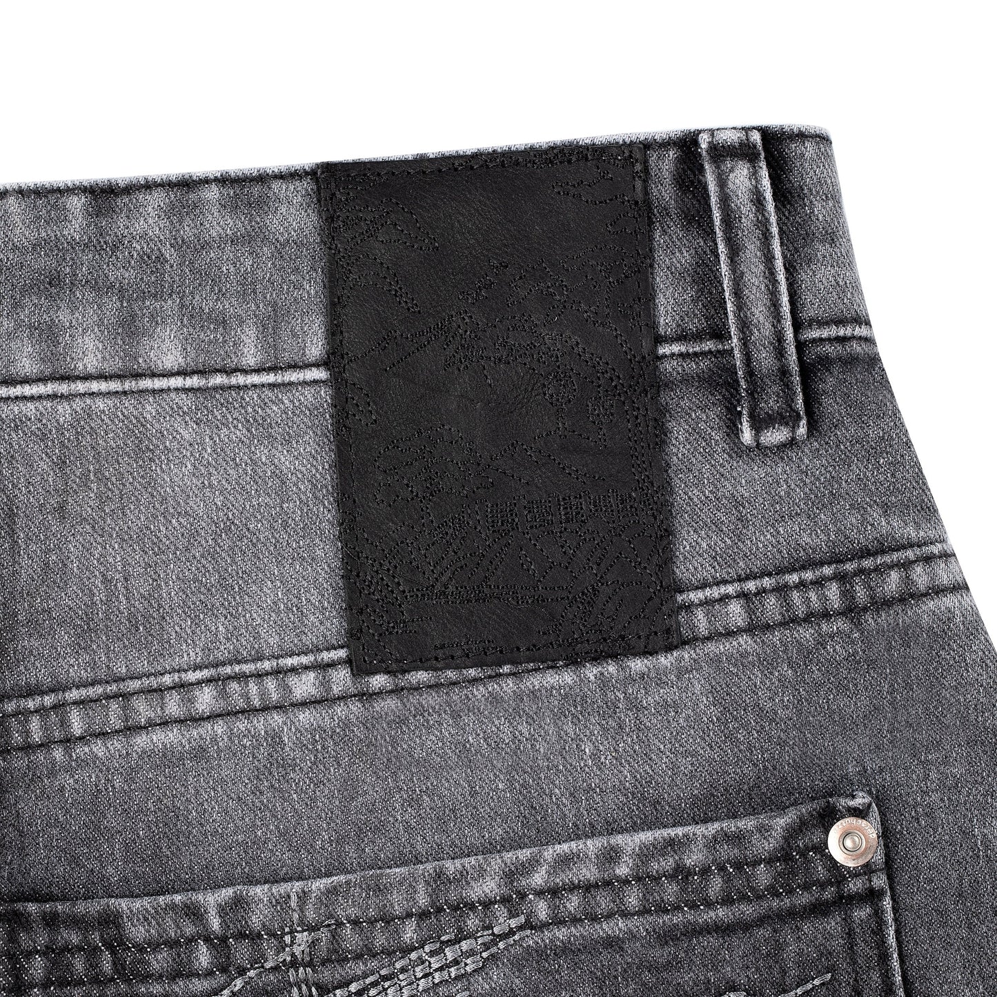 "sashiko v2" denim grey