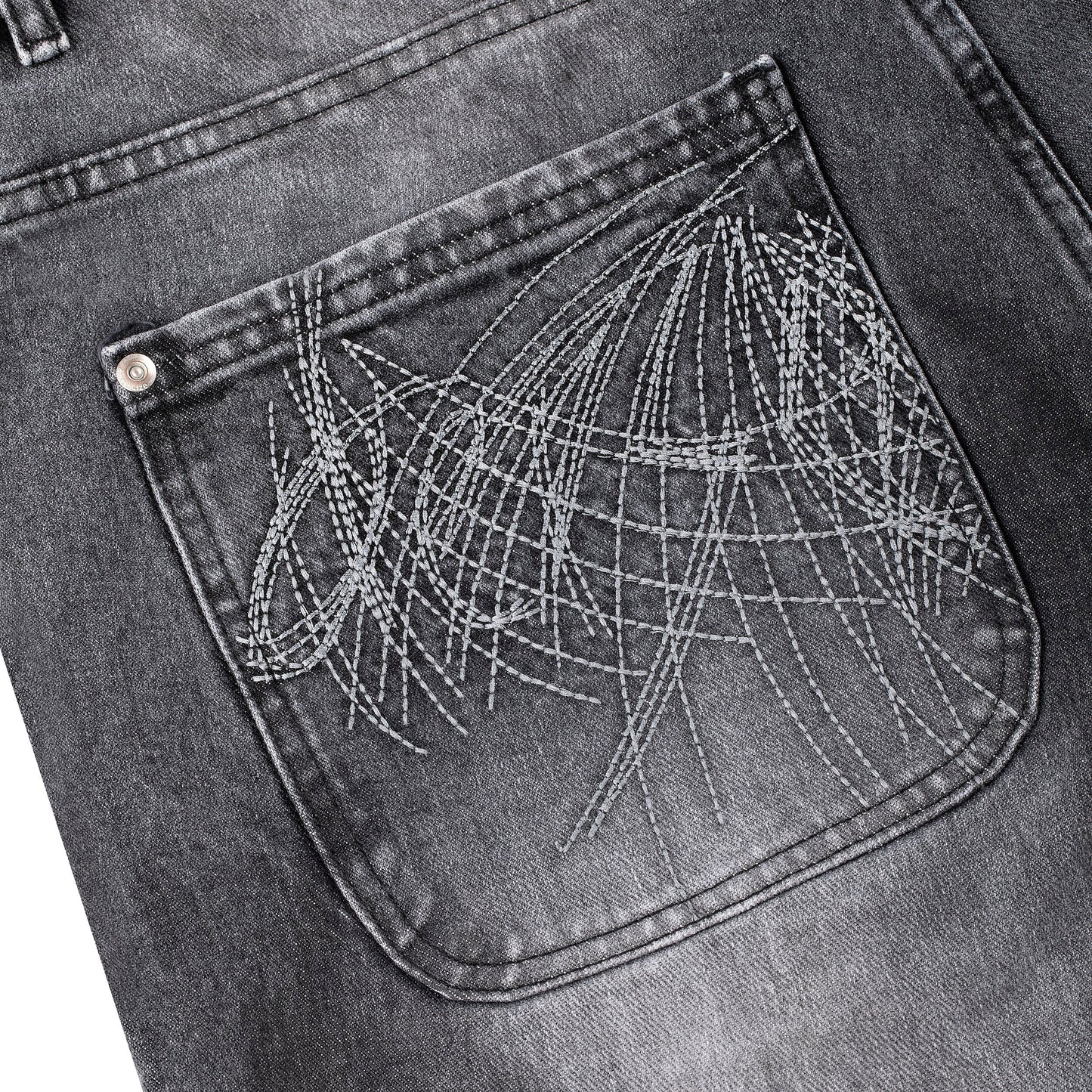 "sashiko v2" denim grey