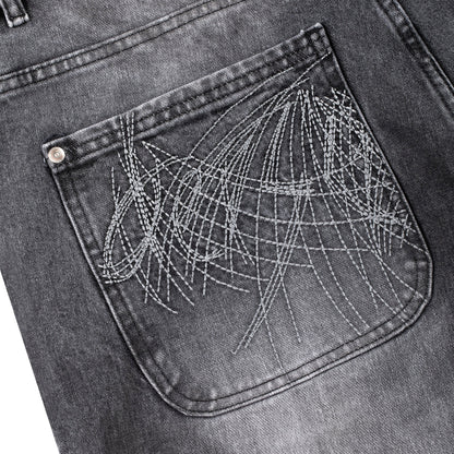"sashiko v2" denim grey
