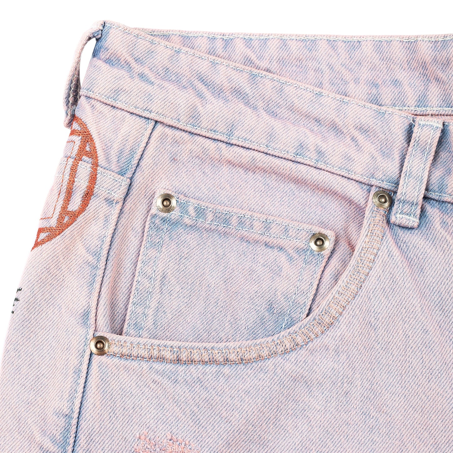 "lotus" Jorts faded rose