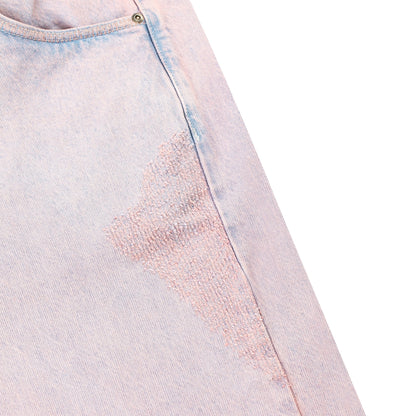 "lotus" Jorts faded rose