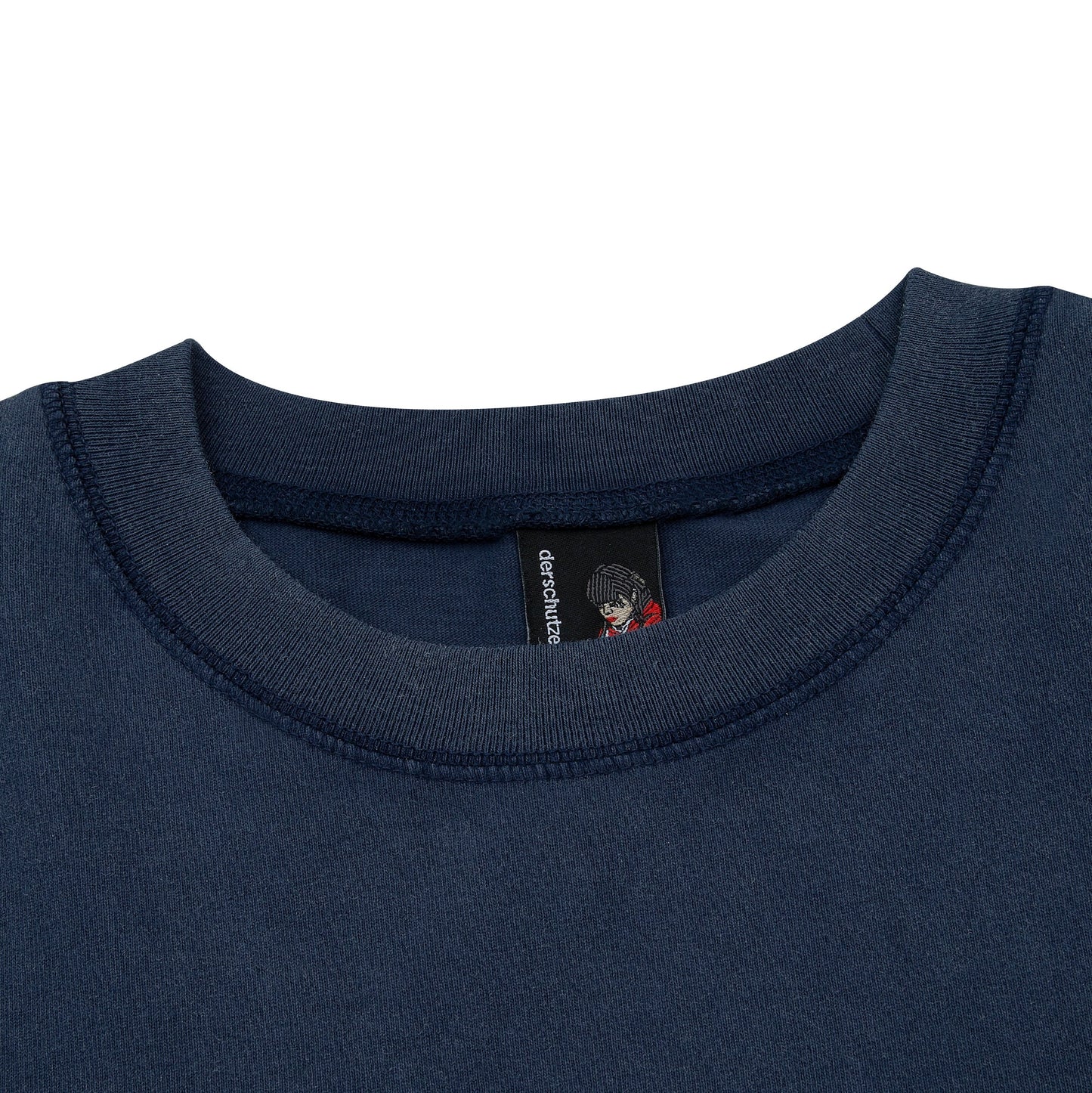 "sashiko" T Shirt navy