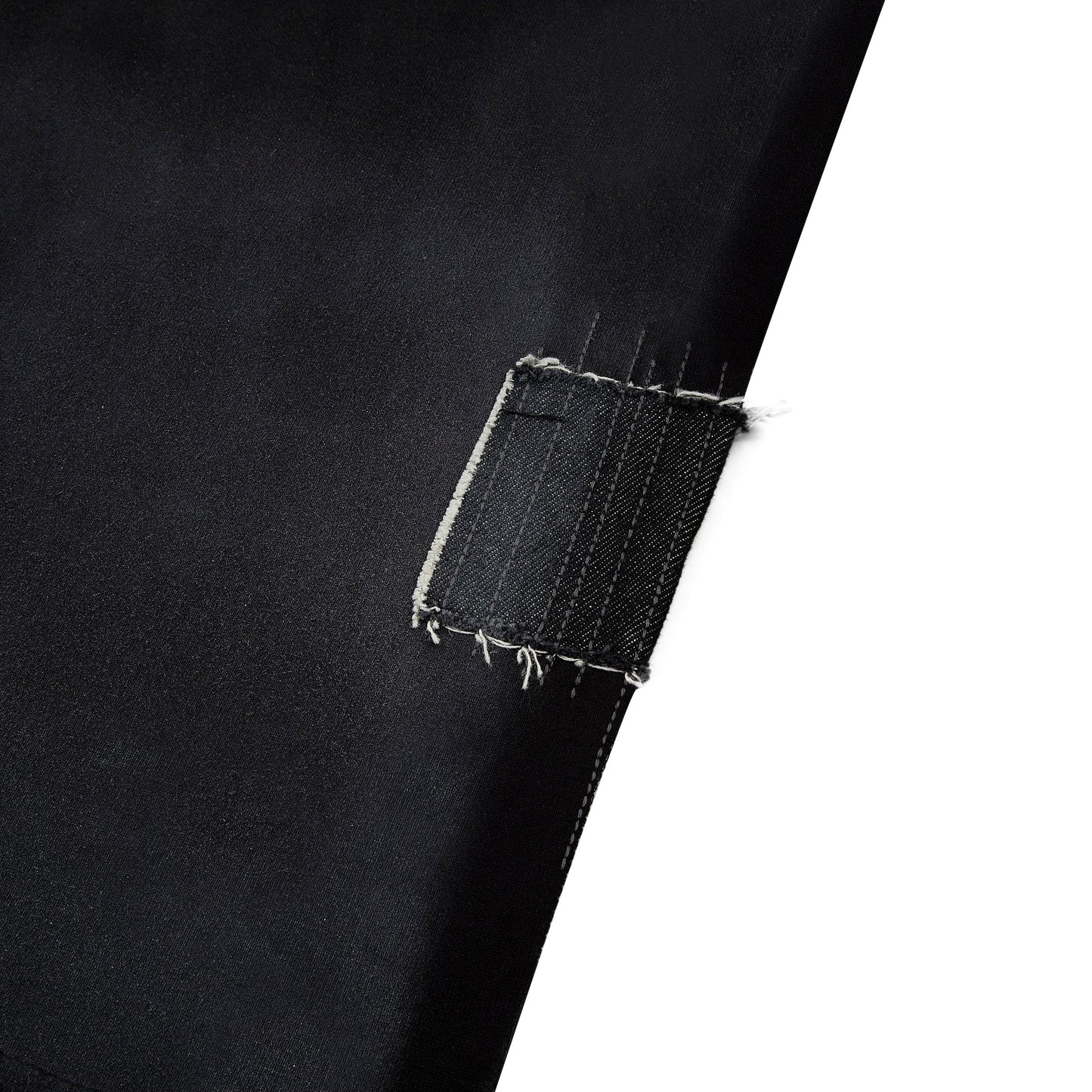 "sashiko" T Shirt black