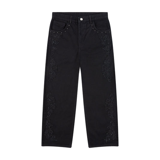 "western" Denim black