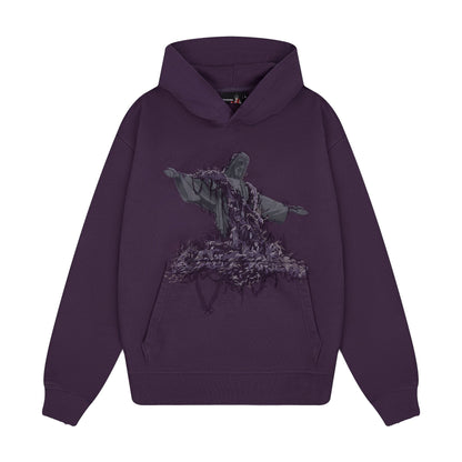 "NYC to RIO" Hoodie purple
