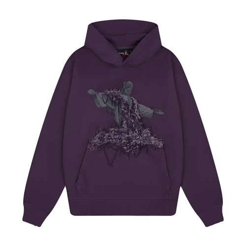 "NYC to RIO" Hoodie purple
