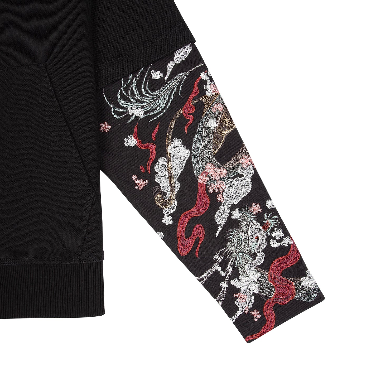 "yakuza" double sleeve Hoodie