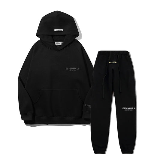 FW21 Reflective Font Hoodie / Pants / Set - Black