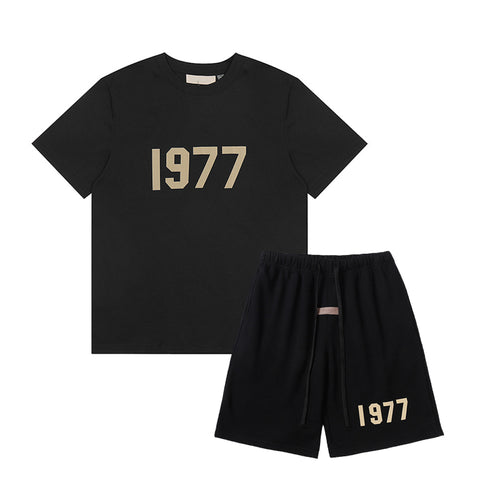 1977 T-Shirt / Shorts / Set - Iron Black