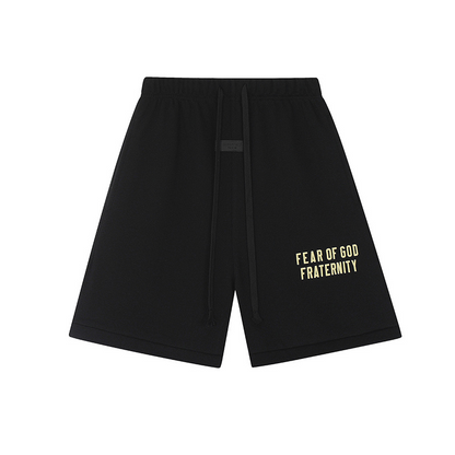 FW24 FRATERNITY T-Shirt / Shorts / Set - Black