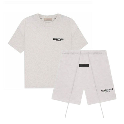 SS22 T-Shirt / Shorts / Set - Light Heather Oatmeal