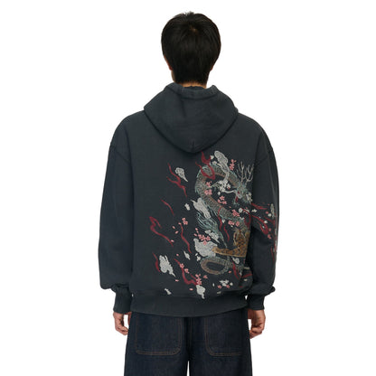 "yakuza" Hoodie black 01