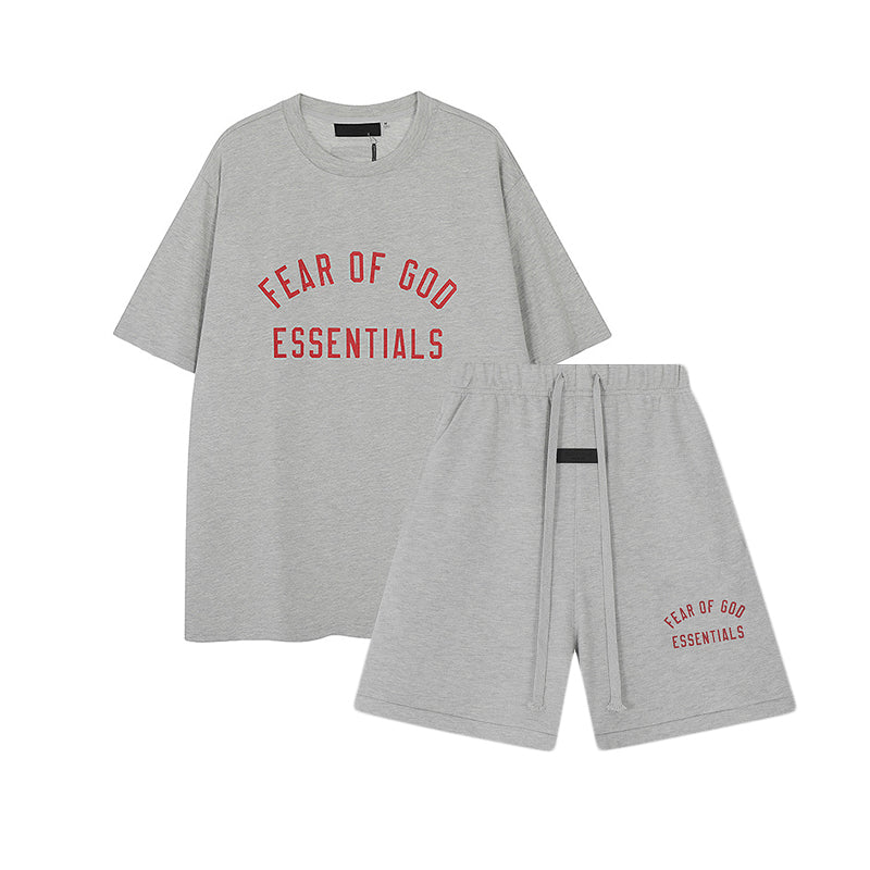 FW24 Half Arc T-Shirt / Shorts / Set - Gray
