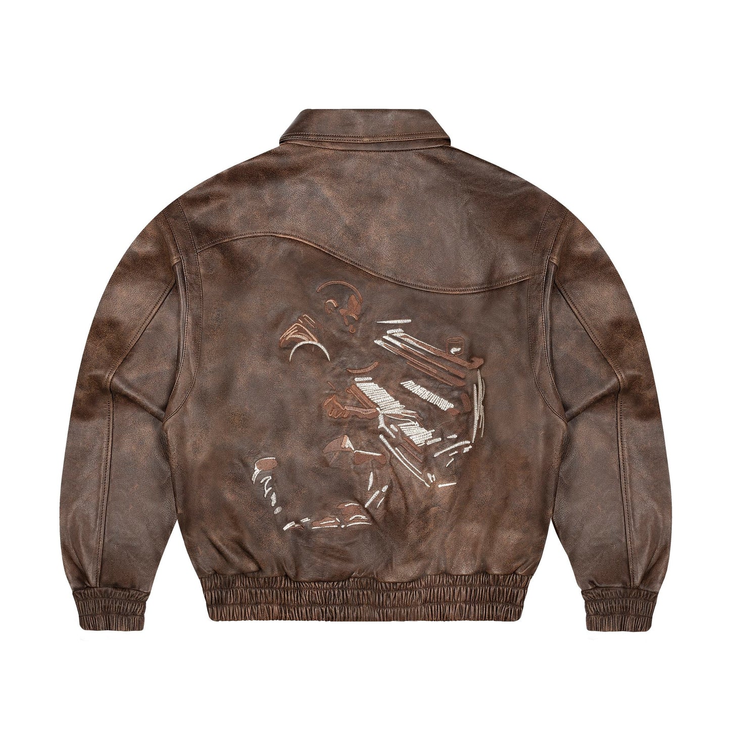 "jazz v2" leather jacket