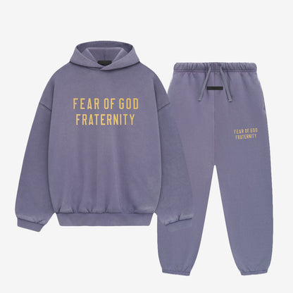 FW24 Fraternity Hoodie / Pants / Set - Purple